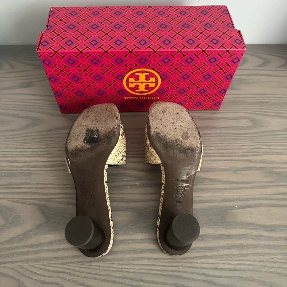 TORY BURCH INES MULE IN DESERT DUSK ROCCIA